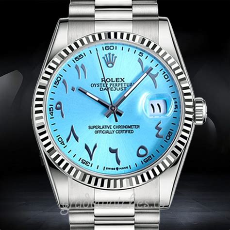 silver rolex light blue face|Rolex 41mm tiffany blue.